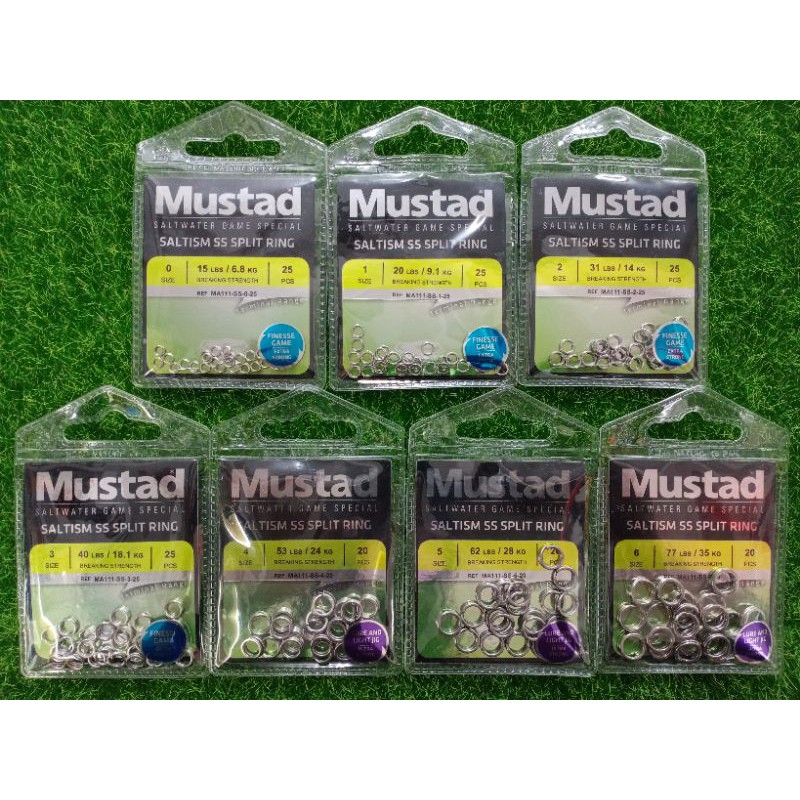 Mustad Saltism SS-20 แหวนแยก MA111