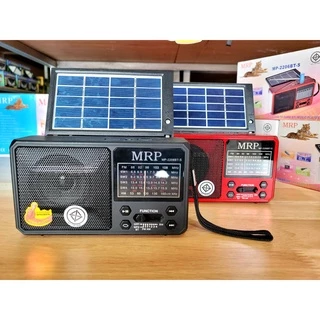 "NEW" วิทยุFM โซล่าเซลล์รุ่นMP-2206 BT-S
