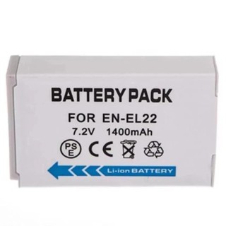 แบตเตอรี่กล้อง รุ่น EN-EL22 Replacement Battery for Nikon #467