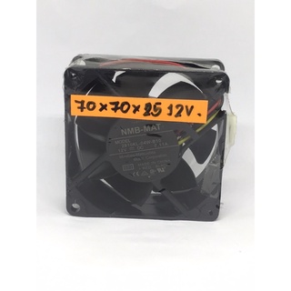 2810KL-04W-B10 12VDC 0.11A 70*70*25MM 3สาย พัดลมเครื่องFANUC