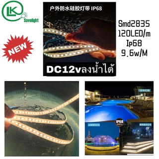 🔥โค้ด DET50MAY ลด50% 🔥 (พร็อมส่งจ้า)ไฟริบบิ้นLED Strip Light ไฟเส็น ไฟตกแต่ง12V IP68 Waterproof SMD2835 120LED ลงน้ำได้
