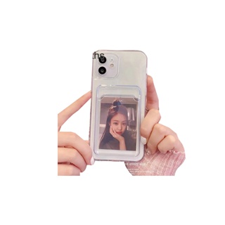 โปรโมชั่น : ️‍พร้อมส่ง เคสมือถือ สีใส มีช่องใส่การ์ด สำหรับ OPPO A76 A96 A16 A16S A15 A15S A95 A94 A74 A54 Reno 6 5 6Z A92 A72 A52 A53 A5 A9 2020 A5s A12 A3S