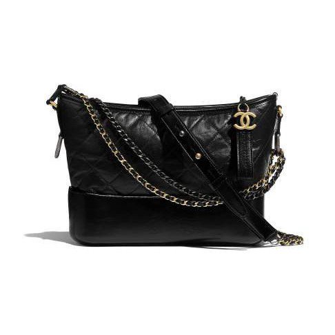 Chanel / New / Chanel GABRIELLE Hobo Bag / Black / 15-20-23CM100% ของแท้