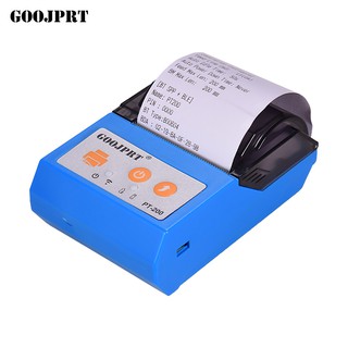 GOOJPRT PT200 Portable Wireless BT 58mm Receipt Thermal Printer Mini Personal Bill Printer Compatible with ESC/POS Print Commands Set for iOS Android Windows for Restaurant Supermarket Retail Store Business