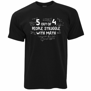 ขายดี!เสื้อยืดผ้าฝ้าย พิมพ์ลาย 5 Out Of 4 People Struggle With Math Joke Gift Idea IHjlkj26IDdihh79 สําหรับผู้ชายS-5XL