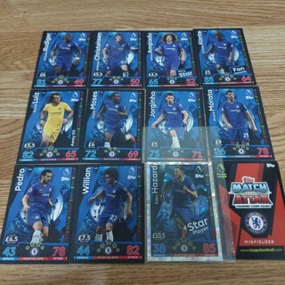 CARD FOOTBALL CHELSEA Premier League 2018/2019(11ใบ