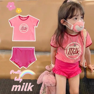 PRETTY BABY🧸พร้อมส่ง🧸ชุดเซ็ทเด็กผู้หญิง สไตล์เด็กเกาหลี (281)