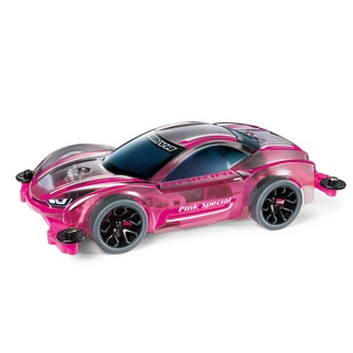 Mini 4 WD รถรางมอเตอร์ Tamiya 95486 RAIKIRI PINK SPECIAL 1/32