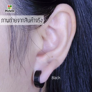 จิวหู ต่างหูห่วงสแตนเลส ไม่ลอก ไม่ดำ ขนาดก้าน 1 มิล (ราคา/ชิ้น) [รหัส H]
