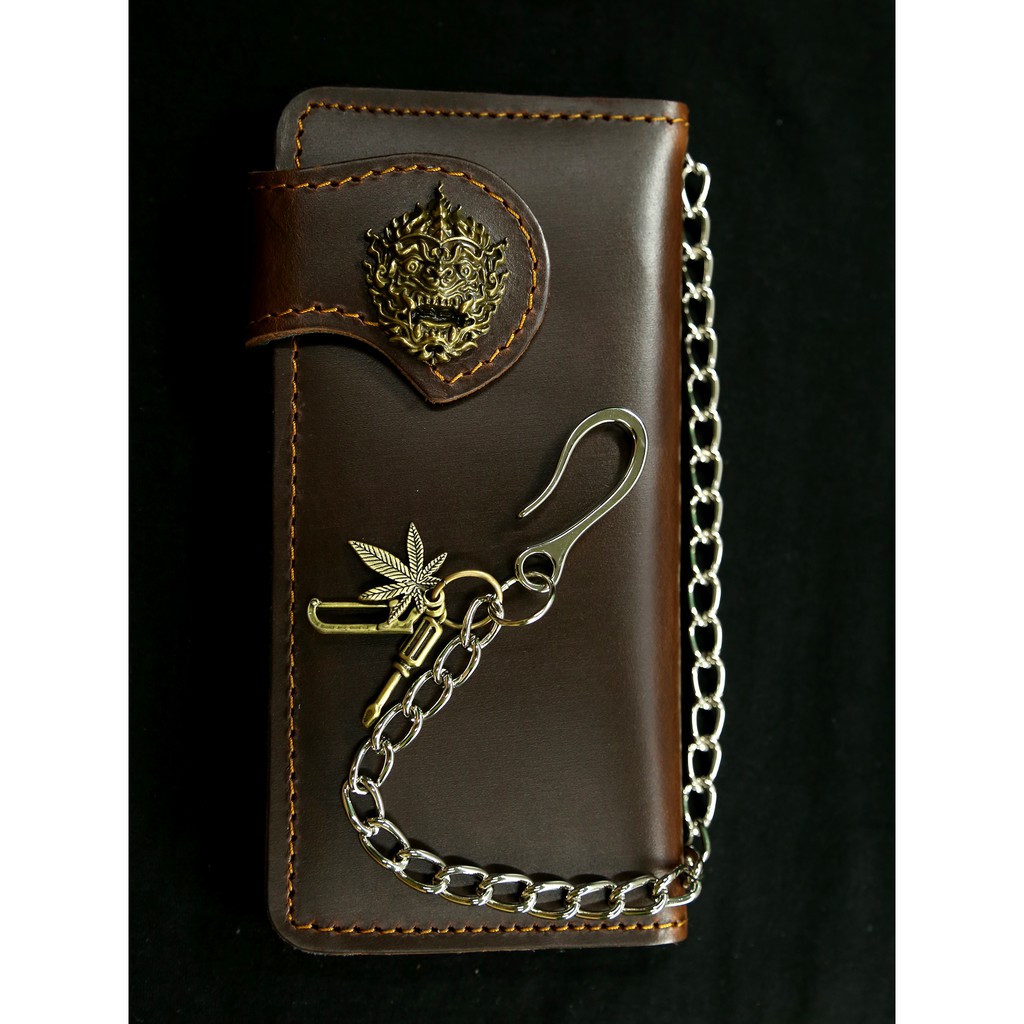 กระเป๋าสตางค์หนังแท้ กระเป๋าวินเทจNewcollect wallet bag
