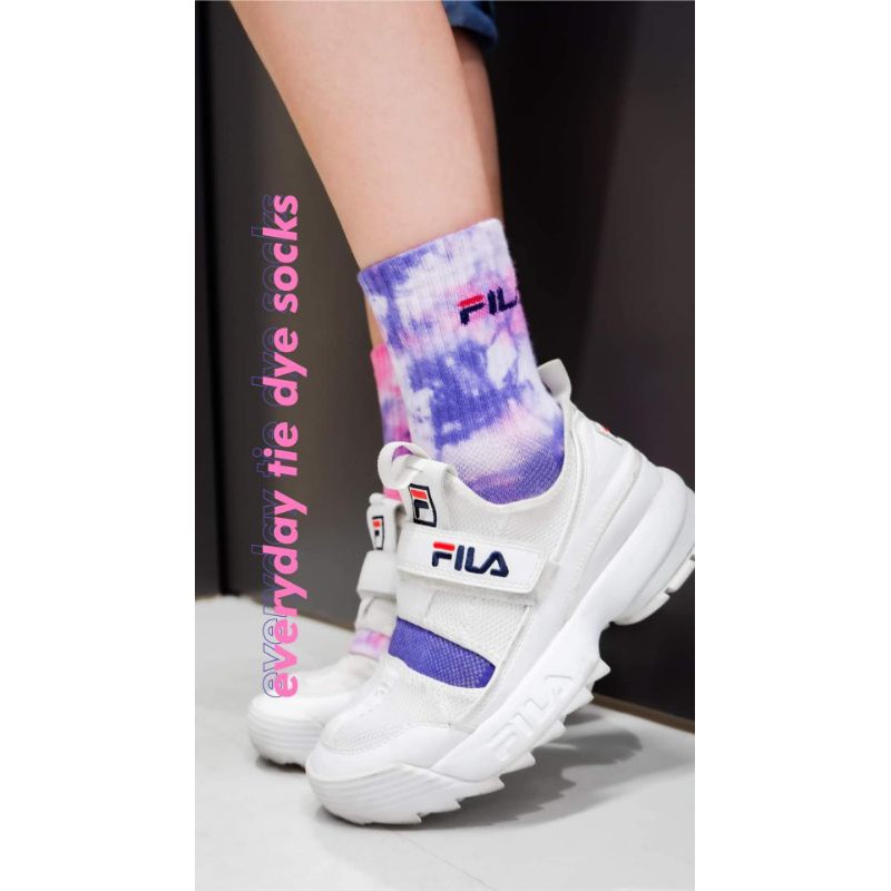 ถุงเท้าสีมัดย้อม​ คอลแลคชั่นใหม่จาก​ FILA