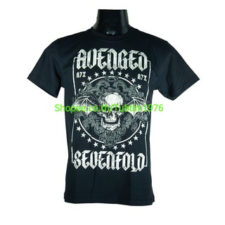 เสื้อยืดผ้าฝ้ายเสื้อวง Avenged Sevenfold เสื้อยืดวงดนตรีร็อค เสื้อวินเทจ อะเว็นจด์เซเวนโฟ์ A7X A7X1709L XL  XXL 3XL