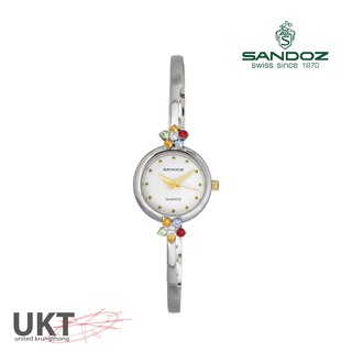 นาฬิกา SANDOZ รุ่น SD99263AG02 หน้าขาวเข็มทอง สำหรับผู้หญิง