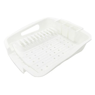 ชั้นคว่ำจานพลาสติกบนซิงค์ KECH ชั้นวางของในครัว PLASTIC DISH DRAINER KECH