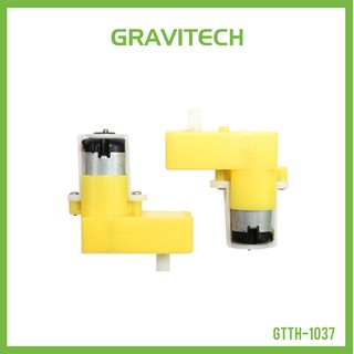 [Gravitechthai]Hobby Gearmotor 65 RPM Right Angle - Pair