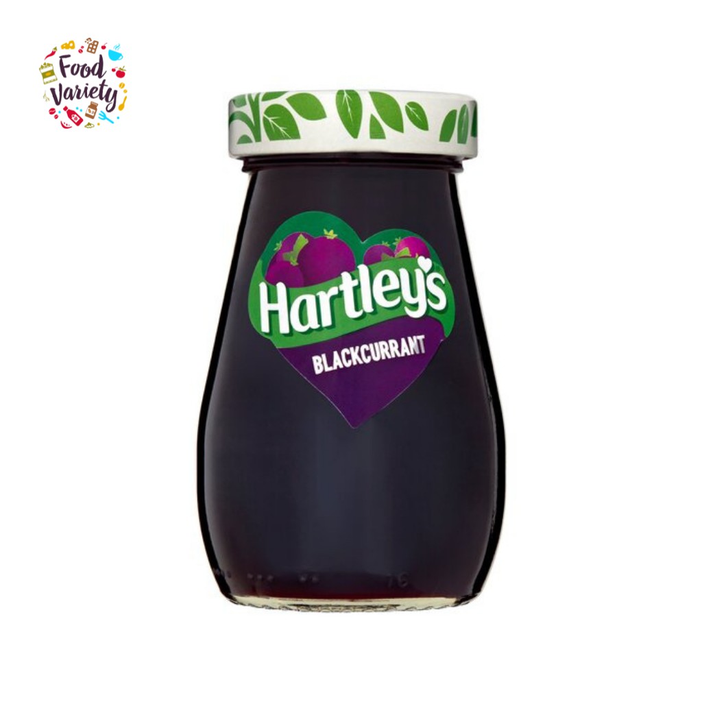 Hartley’s Blackcurrant Jam 340g ฮาร์ตลีย์ แยมแบล็กเคอร์แรนท์ 340 กรัม