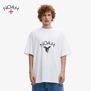 Noah เสื้อยืดแขนสั้น คอกลม ทรงหลวม พิมพ์ลาย Angel City สไตล์อเมริกัน สตรีท สําหรับผู้ชาย และผู้หญิง