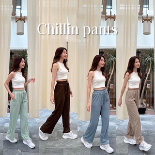 [TOPBASIX] - Chillin Pants กางเกงพลีทขายาว 6 สี