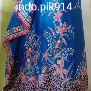 Indopik 914ผ่าถุงปาเต๊ะอินโดสีน้ำเงิน