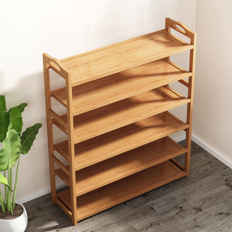 Bamboo Shoe Rack Simple Multi-Layer Shoe Rack Shoe Cabinet Solid Wood ...