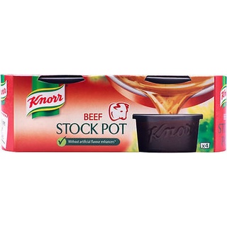 🔥Hot🔥 Knorr Stock Pot Beef 28g คนอร์ หม้อสต็อกเนื้อ 28 กรัม 🎁ส่งเร็ว🎁