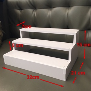 ชั้นวางโมเดล 3ชั้น แข็งแรง ทนทาน กันน้ำ ประกอบง่าย น้ำหนักเบา