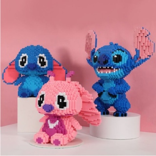 สินค้าพร้อมจัดส่ง ตัวต่อเลโก้  บล็อกตัวต่อ เลโก้นาโน เลโก้ของเล่น Stitch &amp; Angel