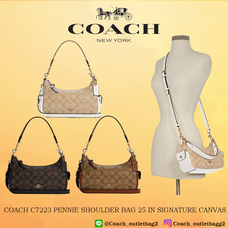 COACH PENNIE SHOULDER BAG 25 ((C7223))