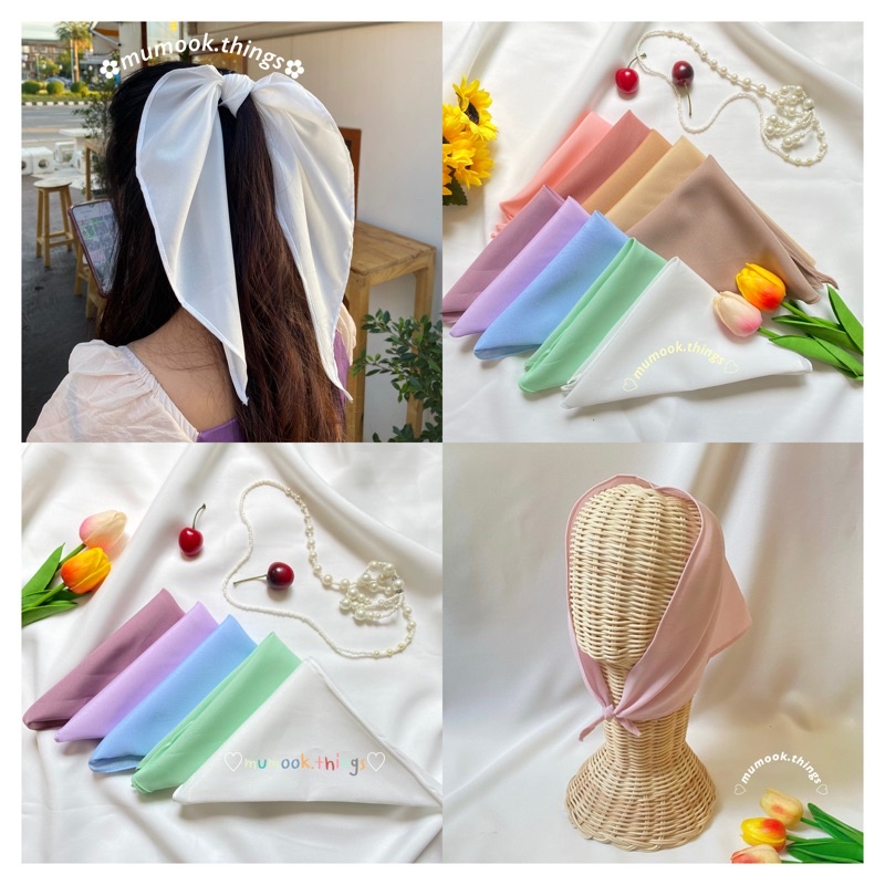 ผ้าผูกผม × ผ้าโพกหัว mumook.things cutestuff