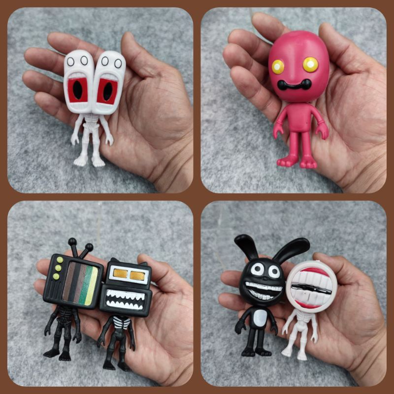 โมเดล Siren Head เปรตหัวลำโพง SCP ขนาดใหญ่ 19-21 Cm.( มีไฟที่หน้าอก)  และขนาดเล็ก 11Cm.  งานดี พร้อมส่ง - รูปที่ 3