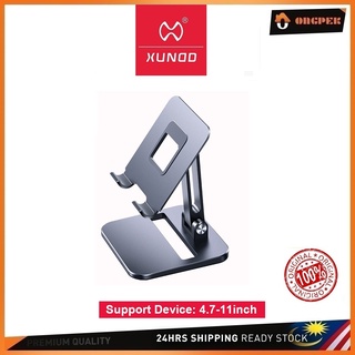 Xundd XDHO-006 ขาตั้งโทรศัพท์มือถือ อลูมิเนียมอัลลอย แบบพับได้ สําหรับ iPad