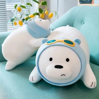 BHQ ตุ๊กตา หมีขาวน่ารัก ของขวัญวันเกิด นุ่มนิ่ม