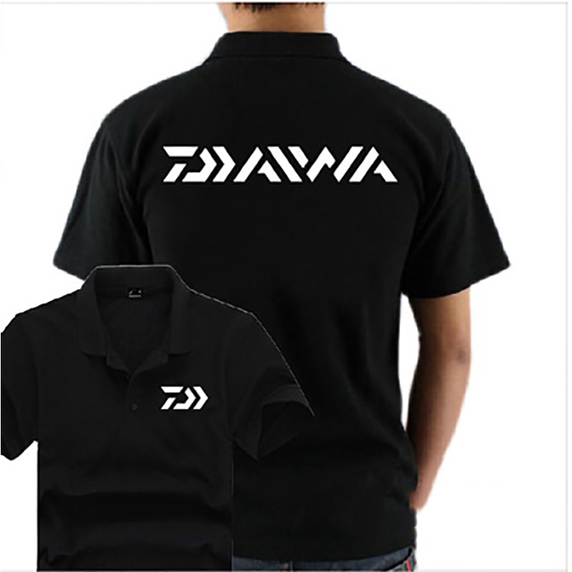 Dalwa Fishing POLO แห้งเร็วฤดูร้อนเสื้อผ้ากลางแจ้งป้องกันรังสียูวีสั้น