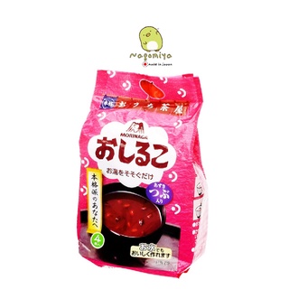 Morinaga Oshiruko Azuki Bean (18g x 4) Exp:03/24 ถั่วอะซูกิ ถั่วแดงญี่ปุ่น ถั่วอะซึกิ ละลายได้ง่ายในน้ำร้อนหรือน้ำเย็น