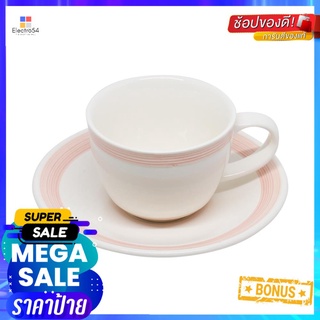 ชุดถ้วยกาแฟเซรามิก 200ml KECH RUBYCERAMIC COFFEE CUP SET KECH RUBY 200ML