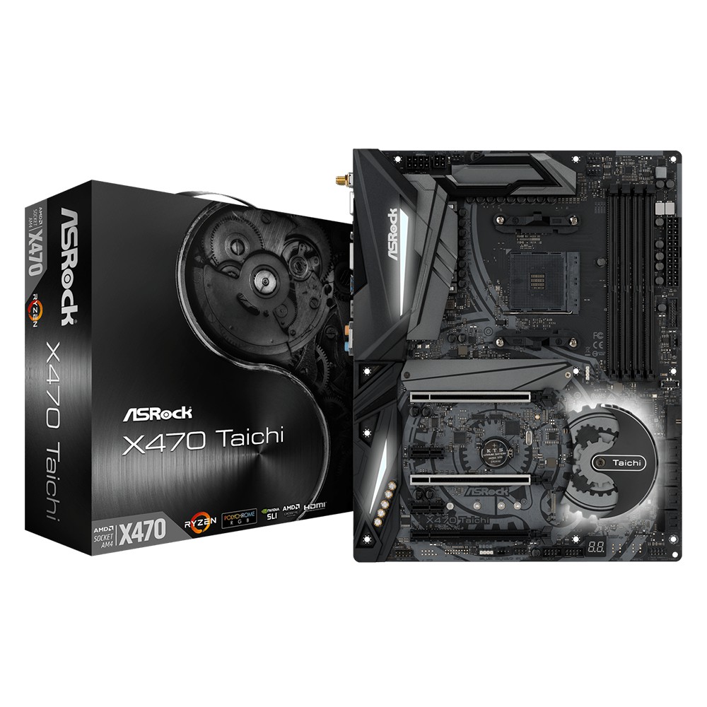 MAINBOARD (เมนบอร์ด) AM4 ASROCK X470 TAICHI รับประกัน 3 - y