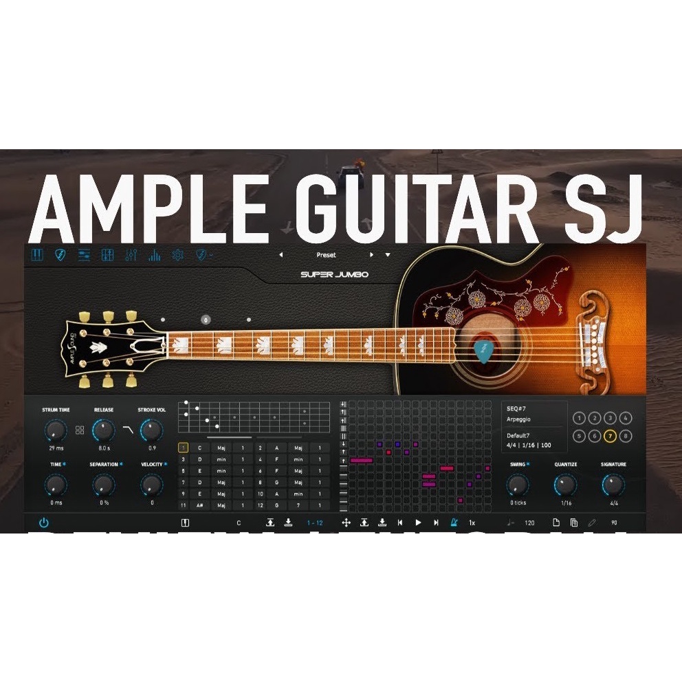 100 บาท Ample Sound – Ample Guitar SJ III v3.2.0  (Win/Mac)[LIFETIME & FULL WORKING] Full Version Computers & Accessories