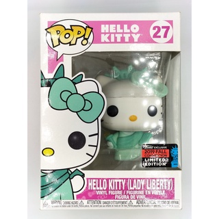 NYCC2019  Funko Pop Hello Kitty - Hello Kitty [Lady Liberty] #27 (กล่องมีตำหนินิดหน่อย)