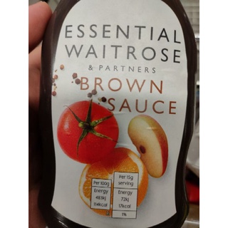 ESSENTIAL WAITROSE Brown Sauce 470g ซอสสำหรับสเต็ก