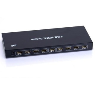 HDMI Splitter 1X8 ตัวแยก สายสัญญาณ เข้า 1 ออก 8 Full HD 3D Video 1X8 Split 1 in 8 Out Amplifier