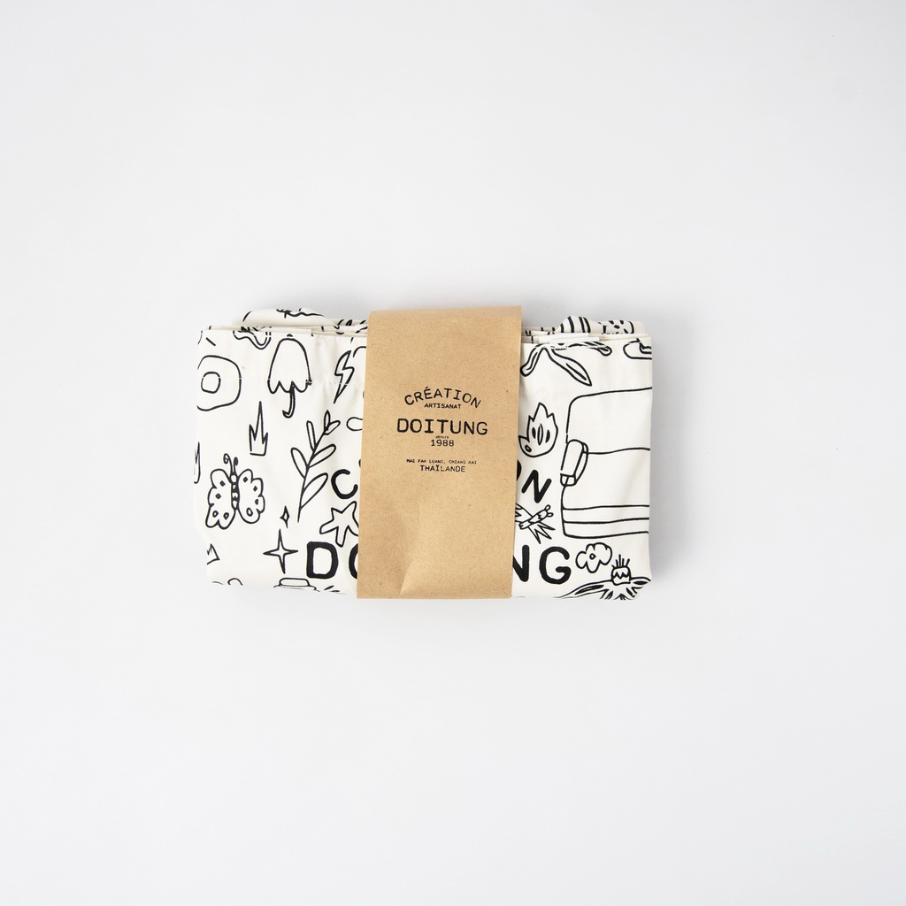DoiTung حقيبة قماش L ‏Doodle ‏55×66 سم — صورة 8