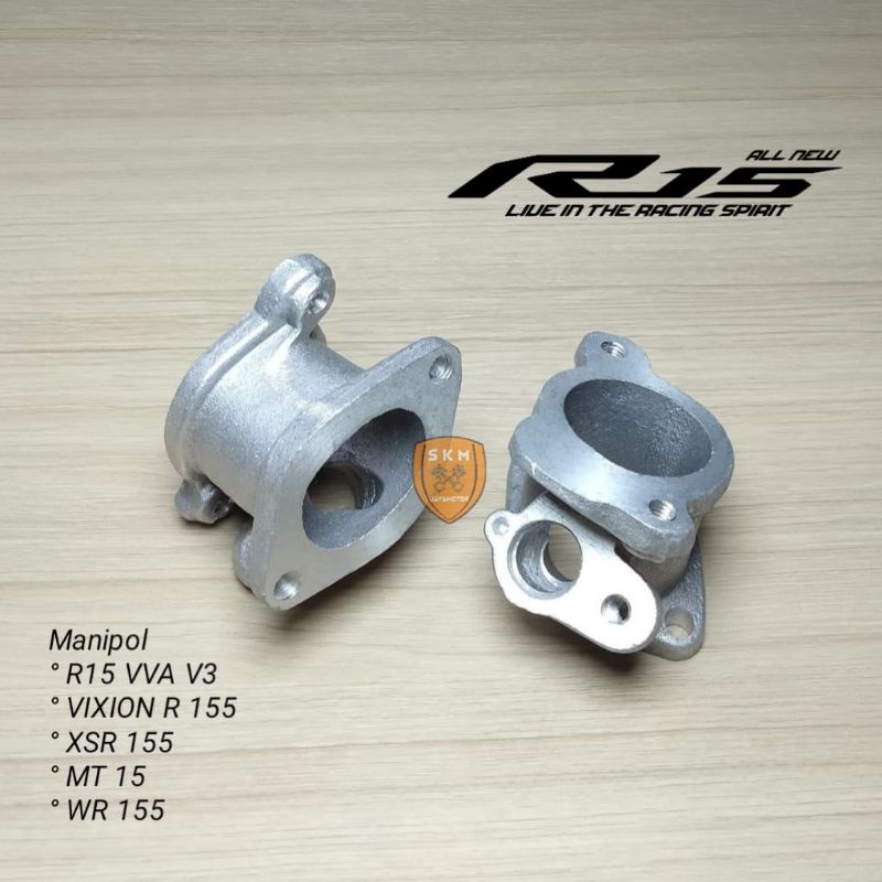 ท่อร่วมไอดีใหม่ R15 Vixion R155 XSR155 MT15 WR155