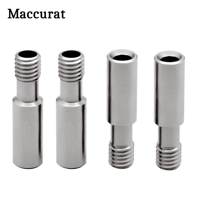 Maccurat 2pcs Creality 3D CR-10 ender-3 คอพิเศษ Bowden Teflon Tube ด้ายยาวสําหรับ 1.75 มม. Filament 