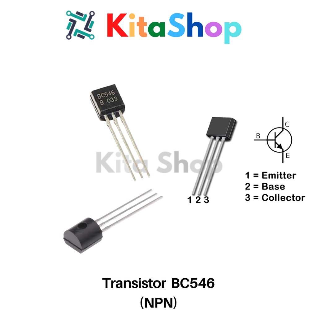 ทรานซิสเตอร์ (NPN, BC546)