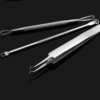 แหนบดึงสิวเสี้ยน แหนบดึงสิว ที่แคะหู Acne Extractor Blemishes Blackhead Tweezer stainless ที่กดสิว ใช้หนีบต้นกระบองเพชร