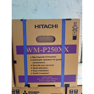 ปั๊มน้ำแรงดันคงที่hitachiฮิตาชิWMP250XXอัตโนมัติถังเหลี่ยม