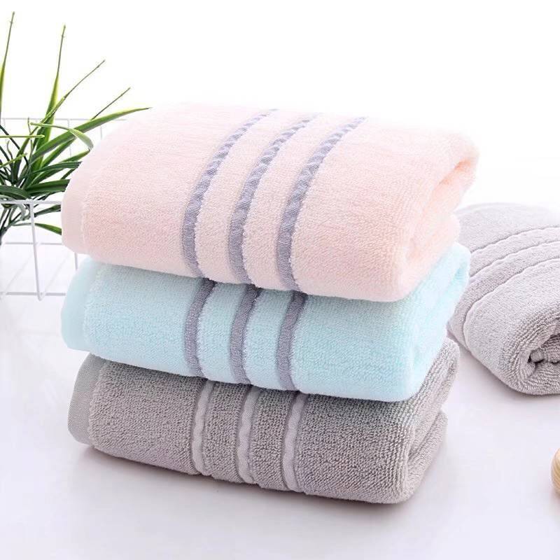 M2 ผ้าเช็ดตัว ขนาดใหญ่ เนื้อผ้าหนาอย่างดี cotton100%(70*140cm)