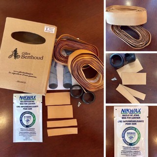 ผ้าพันแฮนด์หนังแท้ Gilles Berthoud Leather Bar Tape