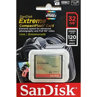 Sandisk CF Extreme 32GB 120MB/s ประกันSynnex Lifetime