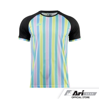 ARI UNISEX COLORPOP RUNNING TEE - PURPLE/BLACK/MULTICOLOR เสื้อวิ่ง อาริ คัลเลอร์ป๊อป สีม่วง